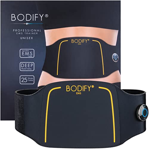 Bodify Entraîneur Dorsal EMS Pro - Stimulation Ciblée des Muscles du Dos ! - Développement Musculaire et Amélioration de la Posture - Entraînement EMS - Entraîneur de Muscles du Dos - L ORIGINAL