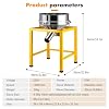 YUCHENGTECH Automatic Sieve Shaker Automatic Powder Sifter Machine Electric Sifter Shaker Machine Industrial Vibrating Sieve Machine Electric Flour Sifter 19.69in 4-200mesh Optional (220V)