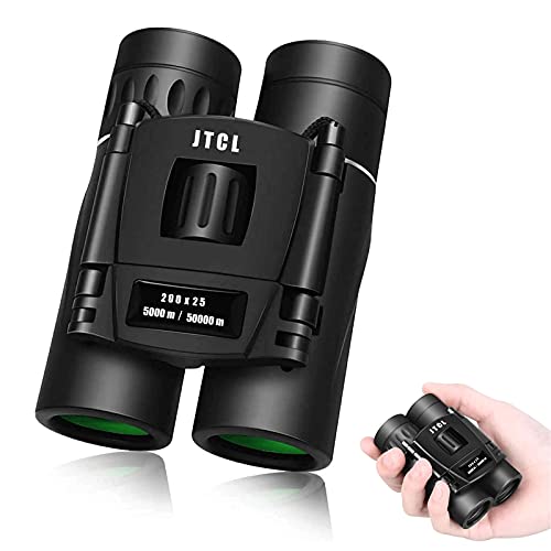 Fernglas 200x25 Kompaktfernglas für Vogelbeobachtung, Wandern, Jagen, Sightseeing, Kleines Fernglas für Erwachsene und…