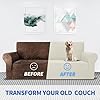 MAXIJIN Stretch Chair Cover Chair Slipcovers with Arms 1-Piece Couch Sofa Chair Covers for Living Room Non Slip Armchair Cover (31"-46") Furniture Protector Dogs Pet Friendly (Chair, Light Beige) #3