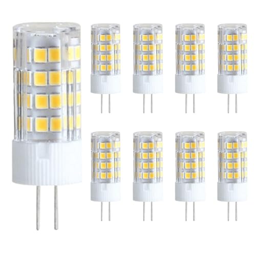 JZLBBC 3W 5W 6W 7W G4 Bombillas LED Blanco Cálido 110-265V Bombilla de 2 pines LED G4 9W Regulable Sin Parpadeo 10PC 9W Tricolordimming