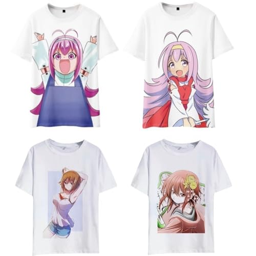 [キク二] ぐらんぶる Tシャツ 半袖 インナーシャツ 今村 耕平 古手川 千紗 グッズ 日常服 夏服 丸首 上着 肌着 コスプレ衣装 普段着 メンズ レディース レジャー トップス スポーツウェア カジュアル 大人 学生 通勤通学 (XL,色-1) [並行輸入品]のサムネイル