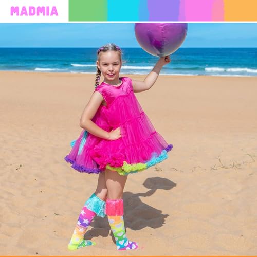 Image of MADMIA Let's Dance Socks, Beautiful Knee-High Dance Socks With Custom Made Tassels At The Top!