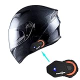 1Storm Motorcycle Full Face Dual Visor Helmet Bundle with...