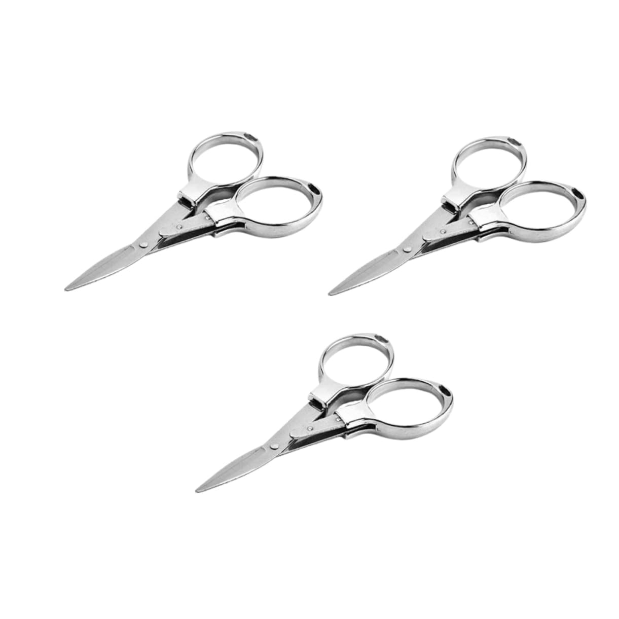 Uonlytech 3 Set Pieghevoli Acciaio Inossidabile Per Pesca Strumenti Pratici E Leggeri Per Attività Outdoor Per Escursionismo E Lavori 3 Pezzi*3