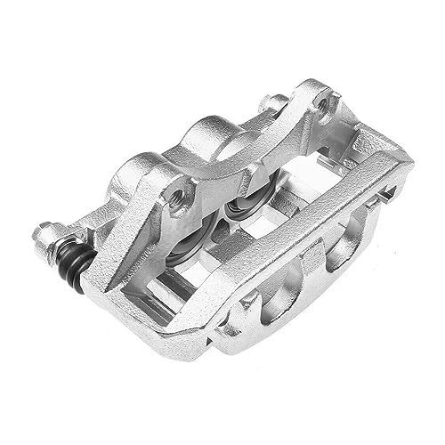 Image of Detroit Axle - Front Right Brake Caliper for Ford Explorer Flex Taurus Lincoln MKT MKS Passenger Side Brake Caliper with Bracket Replacement