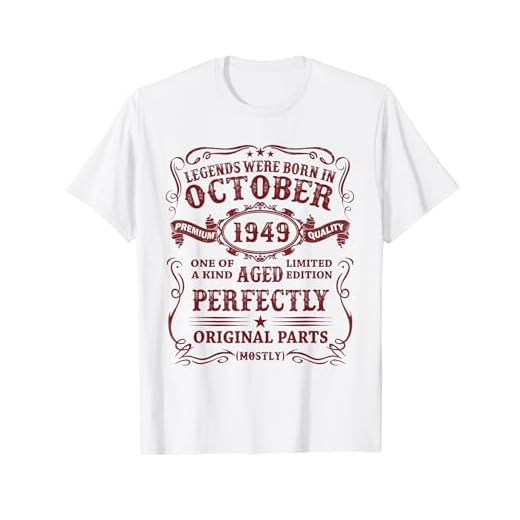 Original 1949 75 Años Las Leyendas Nacen En Octubre 1949 Camiseta