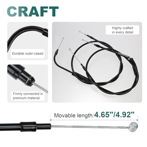 Câble d'accélérateur pour rallonger les commandes de Harley Softail 2000-2006 - 3