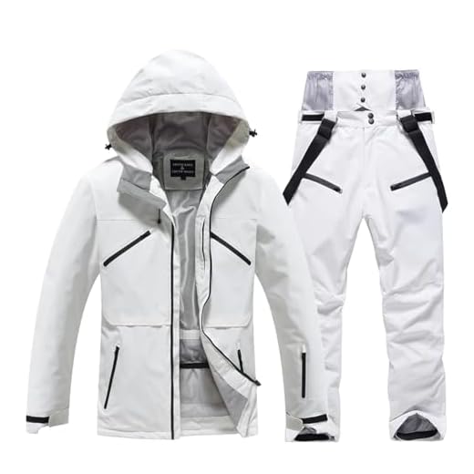 Trajes nieve Trajes esquí invierno Chaqueta y pantalones de esquí for hombre y mujer, traje impermeable for nieve, conjunto de chaqueta de Snowboard a prueba de viento for montaña, traje y pantalones