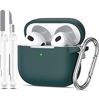 TSV Case For AirPods 3rd Generation, Protective Cover Skin With Carabiner, LED Visible, 2021 Shockproof Case - View #4
