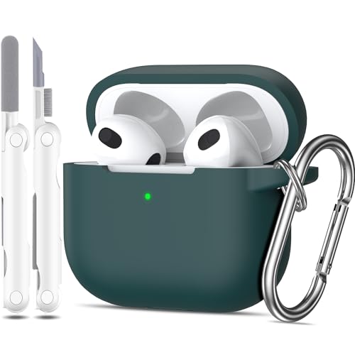 MHYALUDO AirPods  3 P[XJo[ 2021ARpO[h̗h~\tgVRՌzیی AirPods 3 P[XXLAL[`F[ƃN[jOLbgtAtg LED AtHXgO[