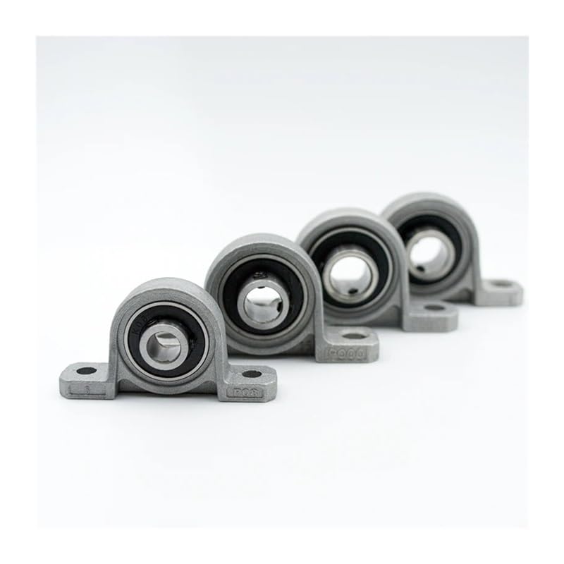 10/2pcs Zinc Alloy Diameter 8mm 10mm 12mm 17mm Bore Ball Bearing Pillow Block Mounted Support KP08 KP000 KP001 kp003 kp005 ITCLEYMDZV(KP005 25mm,One Size)