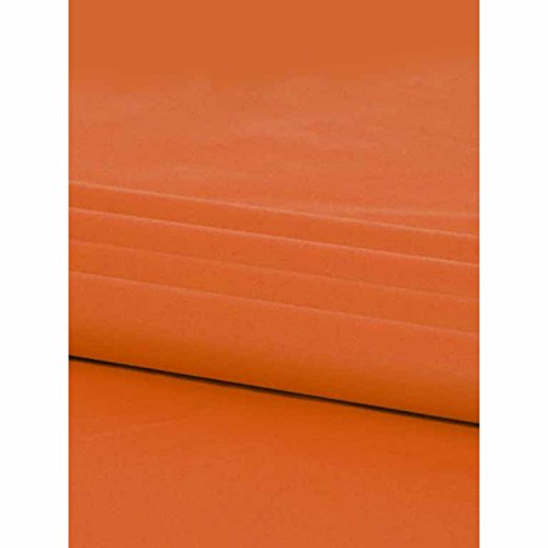 480 x Acide de couleur papier de soie 500 x 750 mm (ou 20 x 30 IN) Orange