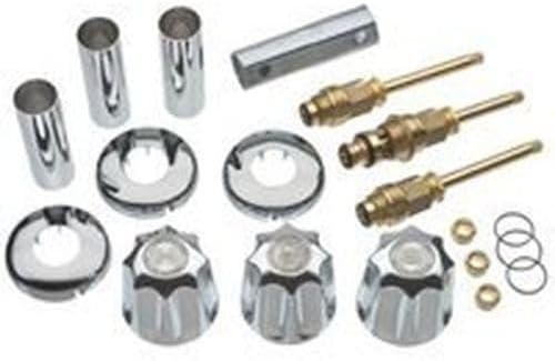 Replacement for Danco 39617 Gerber 3 Handle Tub Shower Faucet Remodel Rebuild Full Kit