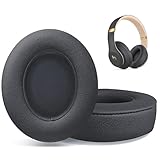 Replacement Ear Pads for Beats Studio 2 & Studio 3 Wired & Wireless Headphones Cushions withSoft Protein Leather, Noise Isolation Memory Foam(Titanium Grey)
