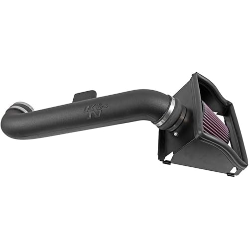 K&N Cold Air Intake System: High-Flow Air Filter, Increase Performance & Towing: Compatible with 2015-2017 F150, 57-2591