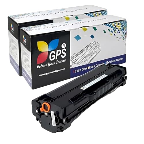 Image of GPS Colour Your Dreams 166A W1166A Black Toner Cartridge (Pack of 2) - 3000 Pages High Yield Compatible with HP Laser 1008a 1008w, MFP 1188a 1188w 1188nw 1136w 1139w | Extra Dark Prints