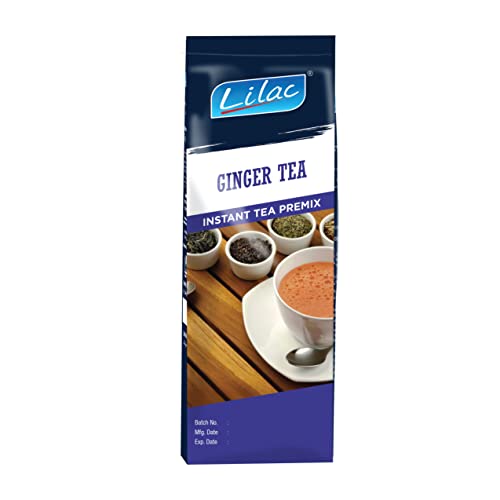 Image of Lilac Ginger Natural Care Tea 1 kg Pack - Incredibly Authentic | Strong Chai | Premium Powder | Ginger Chai |Desi Chai | Ready mix Tea | Adhrak Chai | Tea Ginger Mix (Pack of 1)- Natural Ayurvedic Herbs for Immunity Tea Leaves