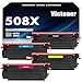 VICTONER Kompatibel für HP 508X 508A CF360X CF360A CF361X CF362X CF363X Color Laserjet Enterprise M552dn M553dn M553n M553x MFP M577 CF361A CF362A CF363A Tonerkartusche en las günstig Kaufen-VICTONER Kompatibel für HP 508X 508A CF360X CF360A CF361X CF362X CF363X Color Laserjet Enterprise M552dn M553dn M553n M553x MFP M577 CF361A CF362A CF363A Tonerkartusche