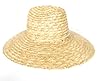 Wide Brim Shade Hat Universal Fit Beach Straw Hat ... #4