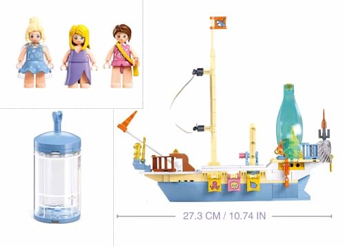 M38-B1173 Sluban GIRLS DREAM -Jewel Boat 258pcs - Image 2