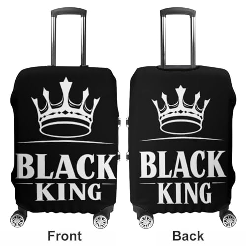 Black King Travel Luggage Cover for Suitcase 19-32 Inches Elastic Washable Baggage Protector3
