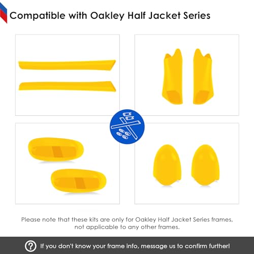 Image of BLAZERBUCK Replacement Sock Kits Earsocks & Nosepieces for Oakley Half Jacket XLJ Sunglass