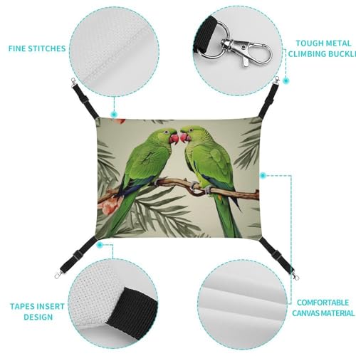 Hamac pour chat suspendu pour optimiser l'espace des cages de petits animaux furets