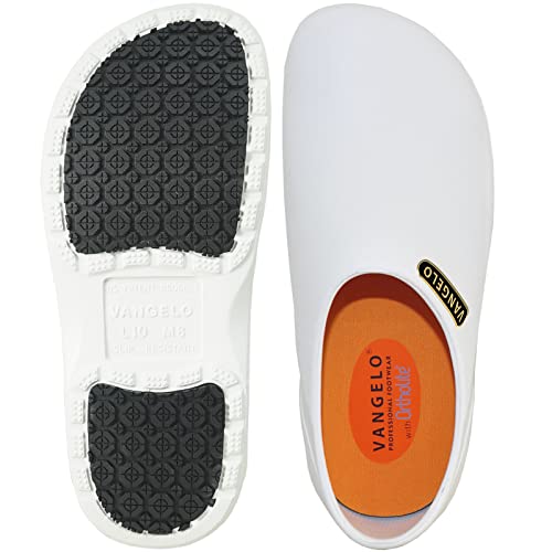 Vangelo Professional Slip Resistant Clog Men Work Shoe Nurse Shoe Chef Shoe Carlisle White Men Size 15 #TOP3