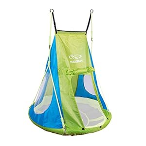 Hudora Cosy Castle Tent voor nestschommel, aanvulling op tuinschommel, snel en eenvoudig aan te brengen