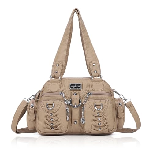 Image of Angel Kiss Small Purse Handbag for Women Crossbody and Shoulder Bags Multipocket Soft Hobo Purses