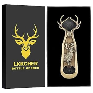 LKKCHER Hirschgeweih Bierflaschenöffner