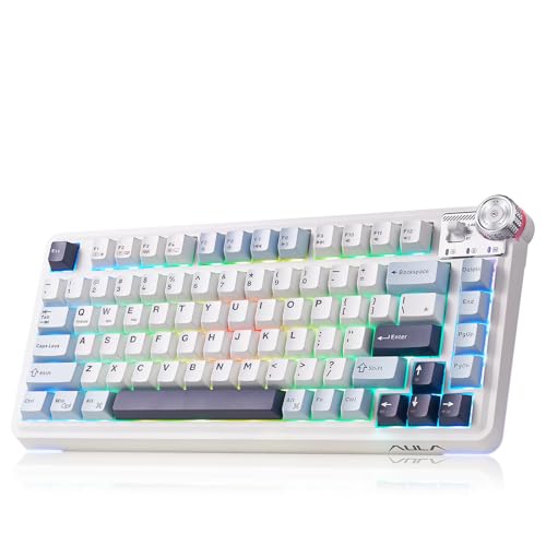 Image of Aula Wireless Mechanical Keyboard,75% Hot Swappable Gaming Keyboard