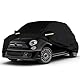 Autoabdeckung Wasserdicht Passend für 2007-2024 FIAT 500 500C 500E Abarth 500, Atmungsaktiv Vollgarage Autoplane für Regen Sonne Staub Schutz Auto Abdeckplane Abdeckung