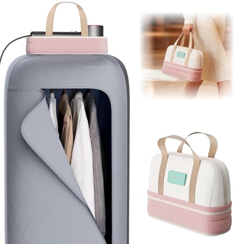 Reviews de secador de ropa los mejores 10. 42 Secadora de ropa portátil, mini secadora de ropa, pequeña y compacta plegable con bolsa seca para viajes(Secador de pelo no incluido)