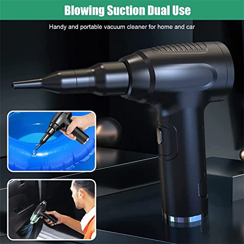 Image of ZORBES Cordless Electric Air Duster, with 2 Type of Nozzles, Powerful 45000 RPM USB Rechargeable Air Duster, Keyboard Duster, Air Blower Duster for Computers, Electronics Cleaning Computer Cleaner