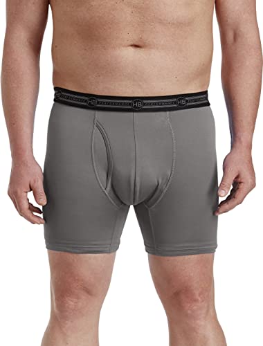 Harbor Bay by DXL Men's Big and Tall Tech Stretch Solid Boxer Briefs