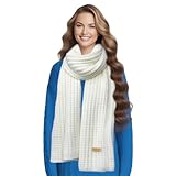 ZCXHYDL Winter Chunky Knit Scarf for Women Ultra Soft Thick Warm Knitted Scarf Long Knit Scarves for Women's Cold Weather
