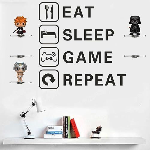 Z-metnal-Small-Flationg-Shelf-4-Mini-Clear-Shelves-Arylic-Shelves-Invisible-Ledge-Display-Shelves-for-Smart-Speaker-Action-Figures-Storage-Decoration-Wall-Mounted-Clear-5-Pcs