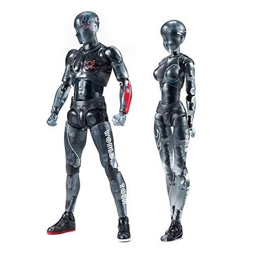Action Figure Model, Body-Kun/Chan DX PVC Male/Female Action Figure Model for SHF Children Kids Collector Toy Gift, Suitable for Sketching, Painting, Drawing, Artist (Female+Male) Action Figure Model, Body-Kun/Chan DX PVC Male/Female Action Figure Model for SHF Children Kids Collector Toy Gift, Suitable for Sketching, Painting, Drawing, Artist (Female+Male)