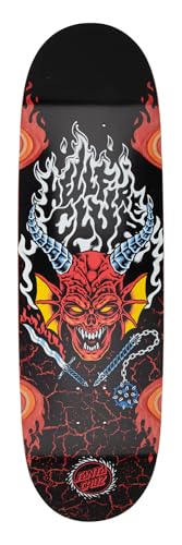 Santa Cruz Stranger Things Hellfire Club Flames - Tablas de skate (22,86 x 81,28 cm)