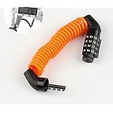 Sverkill スキー ケーブルロック サドルロック【ケーブル長約150cm /ダイアルロック式】スノーボード·自転車·バックパック·スキーヘルメット盗難防止 ケーブル ゲレンデ ​防犯 イエロー