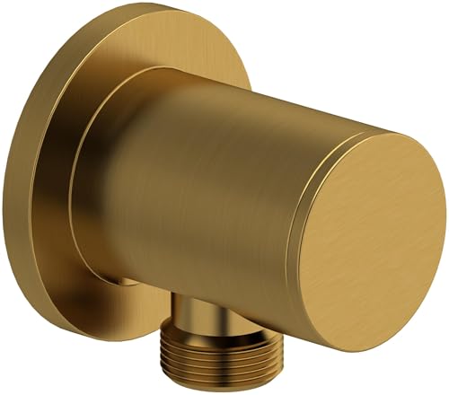 Regadera de mano salida oro cepillado miniatura 1