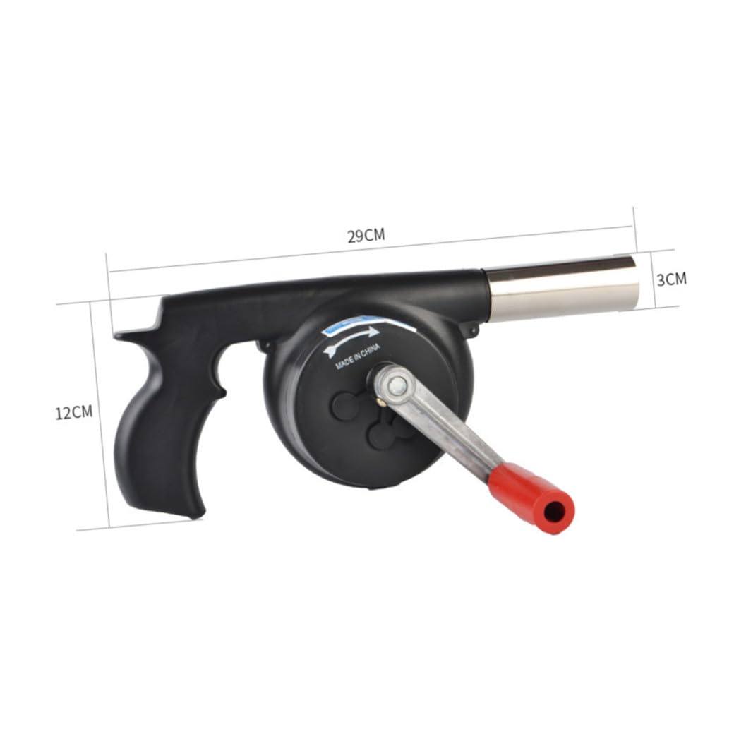 Soffiatore Manuale Barbecue Portatile con Manico Staccabile e Resistente al per Bbq Accesorio Leggero e per e Fuochi all