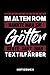 Produktbild Im Alten Rom Nannte Man Sie Götter Heute Sagt Man Textilfärber: Lustiges Notizbuch | 120 Seiten | liniert | Notizheft für die Arbeit Oder Ausbildung | Ca. DIN A5 (6x9) Format | Softcover Schwarz