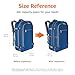 Amazon Basics Travel Backpack, Carry On Backpack, With Laptop Compartment, 40L Capacity, Expandable for 10% Extra Space, Backpack & Shoulder Bag Dual Use, 15.8