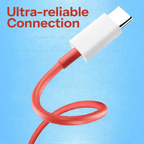 Image of Oneplus Original Warp Cable USB C to C (1.5M) Compatible with OnePlus 13 /13R /12R /11 /11R /10 /10R /9 /9R /8 /8T,7 /7T /4 /3 /2,CE4 /3 /2 /Lite /(Dash, Warp, SuperVooc)