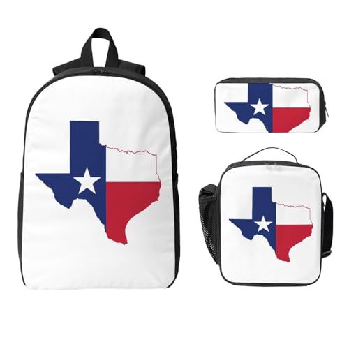 Sac à dos école Texas 3 pièces EdWal léger et résistant avec accessoires - 2
