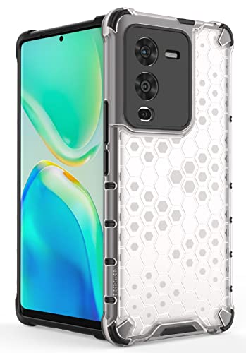 Image of Glasgow Back Case Cover Compatible with [ Vivo V25 Pro 5G ] (Stylish Design) - Transparent