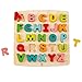 Hape- Puzzle Alphabet Majuscules, E1551, Beige